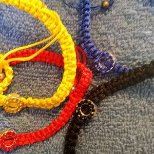 🎃Braided crystal bracelets